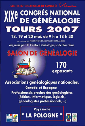 Congrés de généalogie à Tours