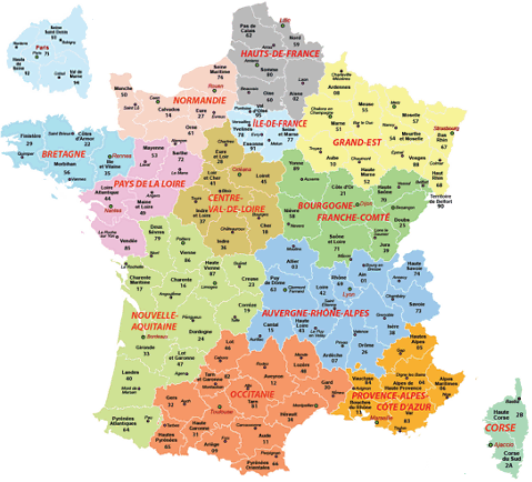 Carte de France