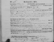acte de naissance de mon arrière grand père WOLLENSCHNEIDER Nicolas.png
