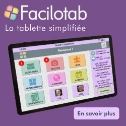 Tablette pour seniors Facilotab