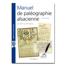 Manuel de pal&eacute;ographie alsacienne<